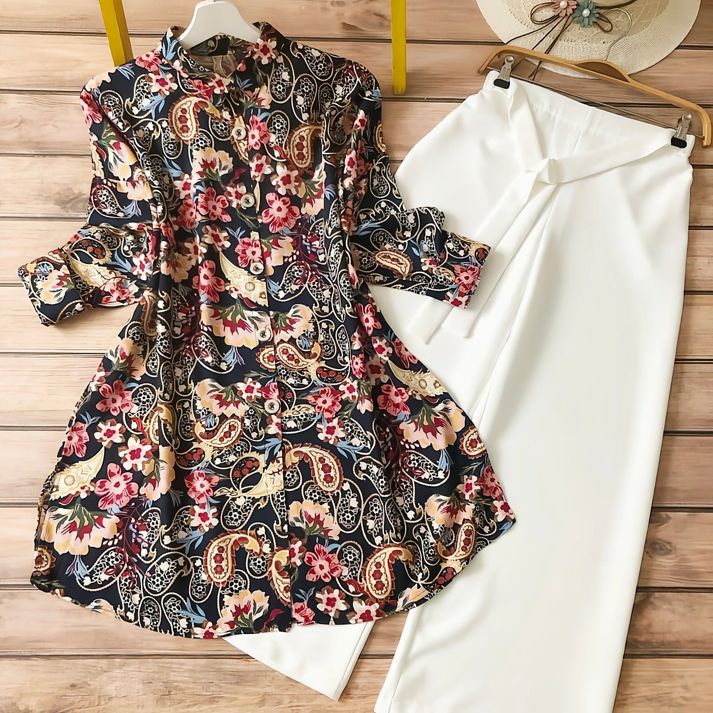 Multi Color Fancy Kurti With Palazzo