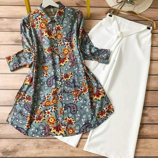 Fancy Kurti  With Palazzo