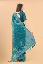 Aari Work Heavy Butterfly Net Saree