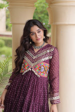 Bandhni Print Work Gown