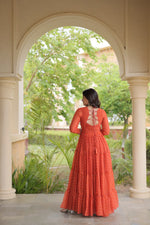 Bandhni Print Work Gown