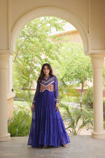 Bandhni Print Work Gown