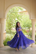 Bandhni Print Work Gown