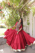 Traditional Gujrati Patchwork Lehenga Choli
