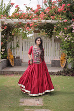 Traditional Gujrati Patchwork Lehenga Choli