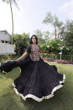 Traditional Gujrati Patchwork Lehenga Choli