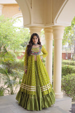 Navratri Special Indo-Western Jacket & Lehenga Set