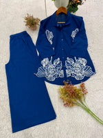 Designer Embroidrey Work Co-ord Set Cotton