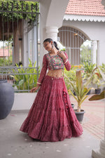 Bandhni Print Work Lehenga Choli