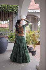 Bandhni Print Work Lehenga Choli