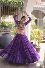 Bandhni Print Work Lehenga Choli