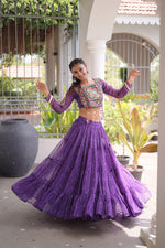 Bandhni Print Work Lehenga Choli