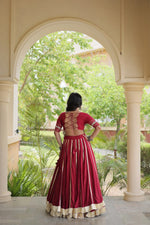 Double Gher Gota Patti Work Lehengha Choli