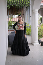 Embroidered and Mirror Work Gown