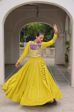 Navratri New Trading Gota Patti Lace & Miror Work