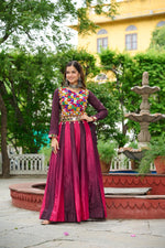 Kutchi Gamthi Embroidered Work Lehenga Choli