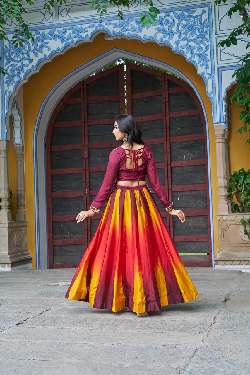 Kutchi Gamthi Embroidered Work Lehenga Choli
