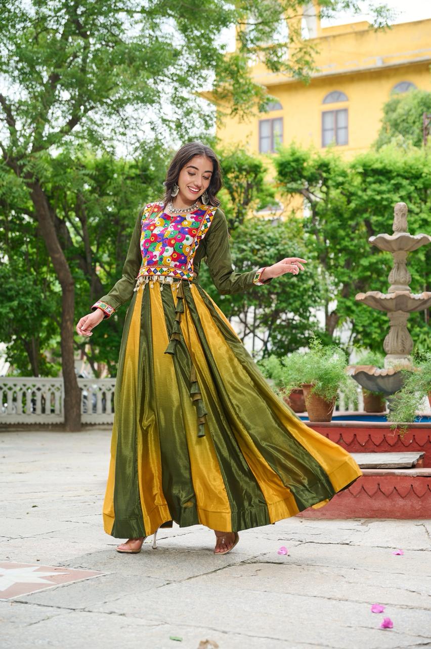 Kutchi Gamthi Embroidered Work Lehenga Choli
