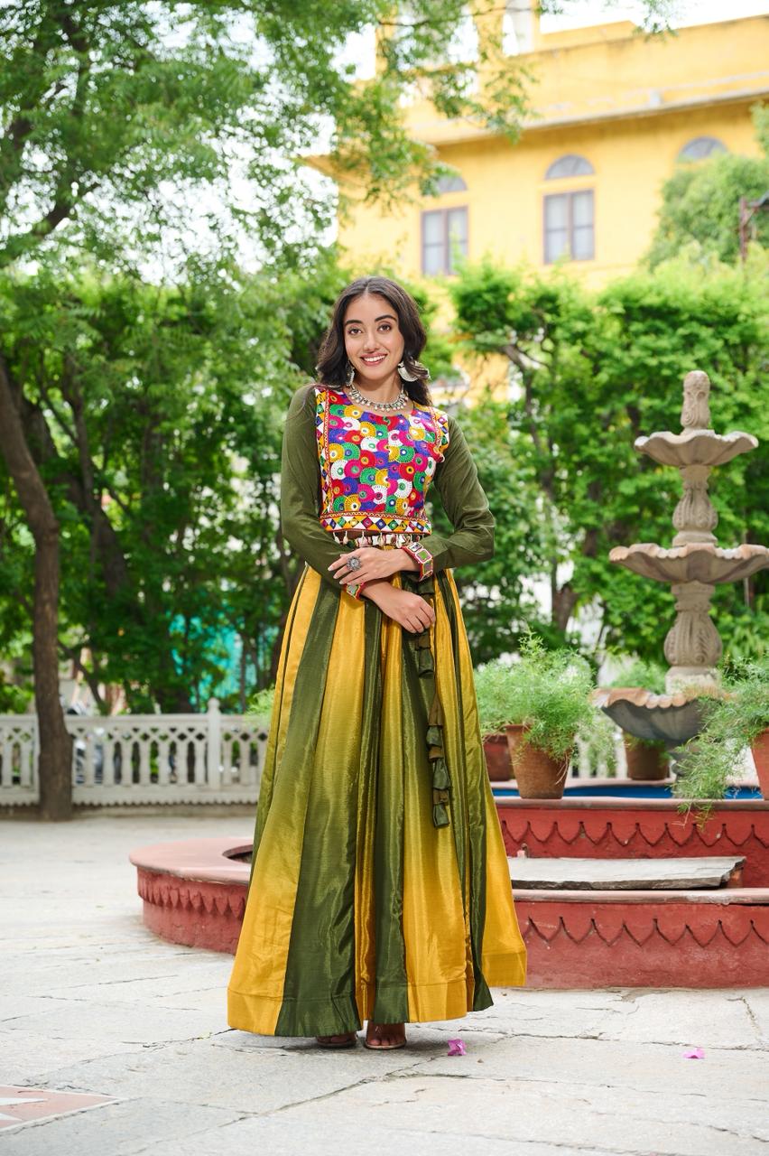 Kutchi Gamthi Embroidered Work Lehenga Choli