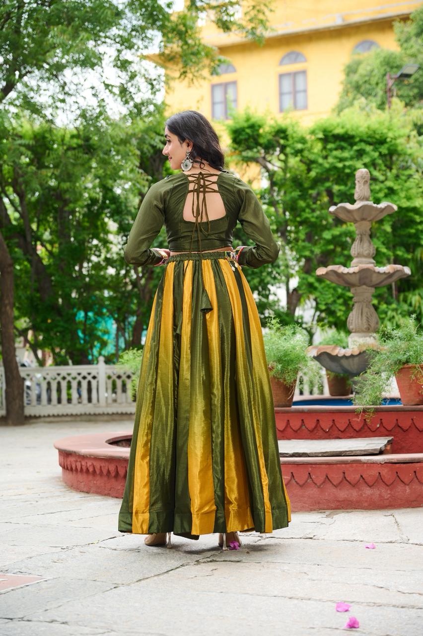 Kutchi Gamthi Embroidered Work Lehenga Choli