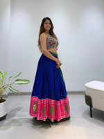 Mirror Work Gamthi Work Lehenga Choli