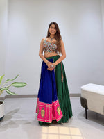 Mirror Work Gamthi Work Lehenga Choli