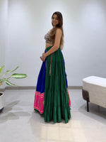 Mirror Work Gamthi Work Lehenga Choli