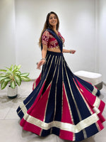 New Style Black and Marun Lahenga Choli