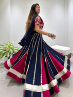 New Style Black and Marun Lahenga Choli