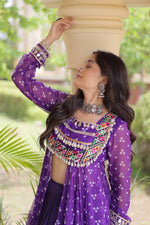 Navratri Special Indo-Western Jacket & Lehenga Set