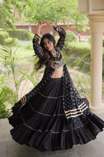 Navratri Special Indo-Western Jacket & Lehenga Set