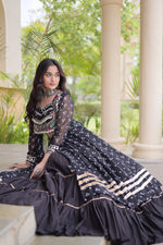 Navratri Special Indo-Western Jacket & Lehenga Set