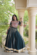 Double Gher Gota Patti Work Lehengha Choli