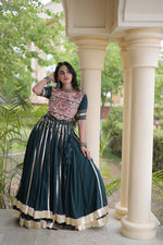 Double Gher Gota Patti Work Lehengha Choli