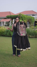 Traditional Gujrati Patchwork Lehenga Choli